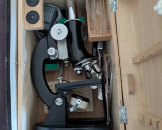 Vintage Microscope 