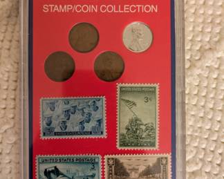 WWII Stamp/Coin Collection 