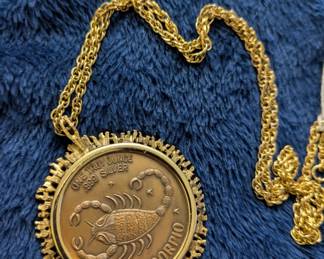 Bronze Lobster Medallion 