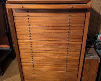 Vintage Coin Cabinet