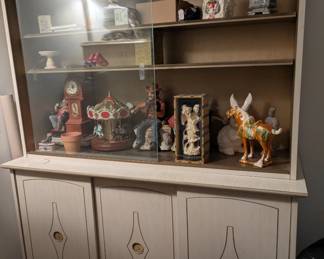 MCM SLIDING GLASS CABINET/STORAGE