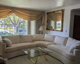 White contemporary sofa