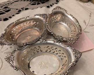 Sterling Nut Dishes