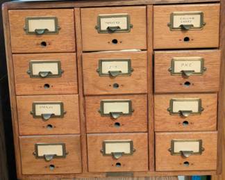  Antique File Cabinet 