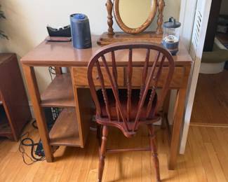 Desk and chair