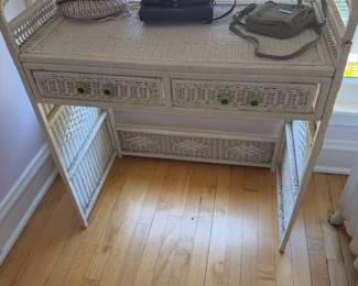 Wicker Desk