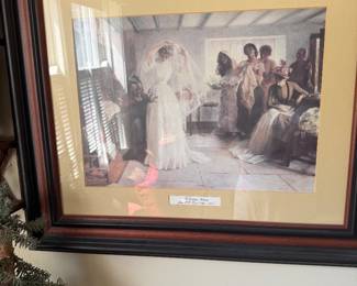 The wedding morning print