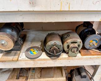bench grinders: no man should be without