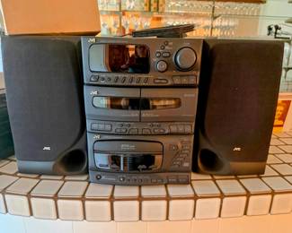 jvc stereo components and speakers