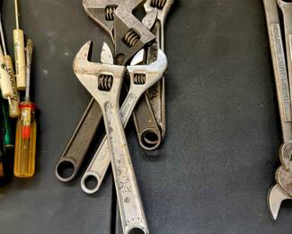 adjustable wrenches; a handyman's best friend.