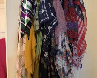 Sample of fashion scarves available