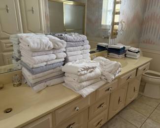 towels and sheets (twin and double)