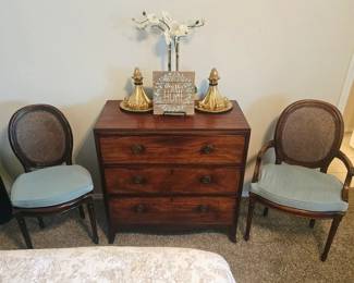 Antique Dresser and Chairs