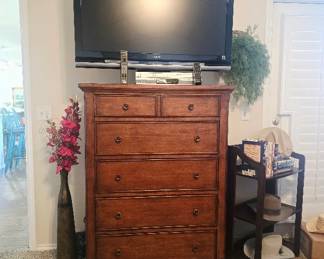 Tall Standing Dresser and TV