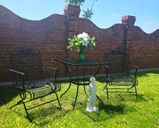 Lots of Iron and Patio Furniture