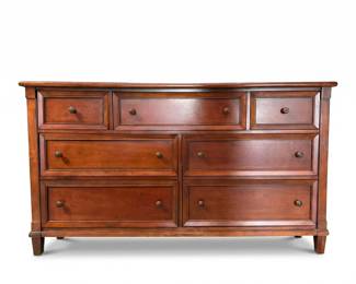 047 13bassettsevendrawerdressercherryfinish