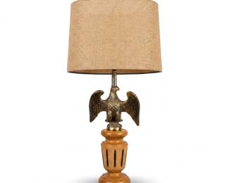 123 110brasseagletablelampburlapdrumshade