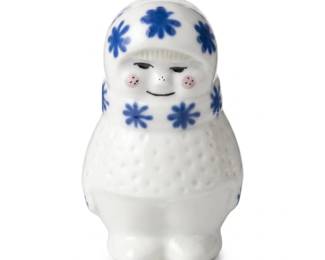 199 114Aporsgrundnorwaywintersnowgirlporcelainfigurine