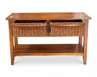 103 17planktopconsoletabletwowovenbasketdrawers