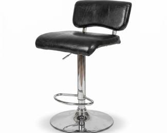 107 136adjustableswivelbarstoolchromepedestalbase