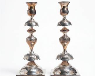 211 95fragetnplaquewarsawsilverplatesabbathcandlesticks
