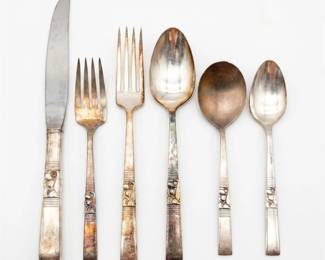 281 241oneidacommunitycoronationsilverplateflatware