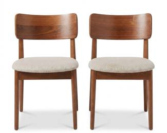 049 147pairwestelmbaltimorewalnutdiningchairs