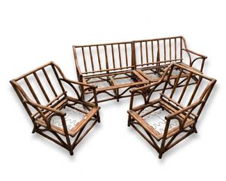 113 124rattansofaloungechairframesthreepieces