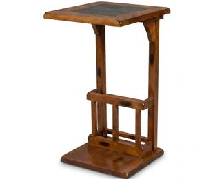 106 156rusticsofactableslateinlaymagazinerack