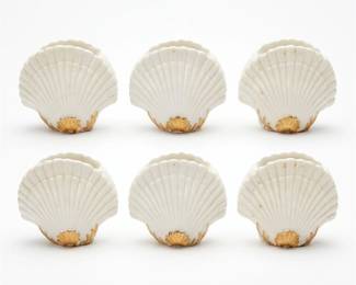 175 80setsixporcelainscallopshellsaltcellars