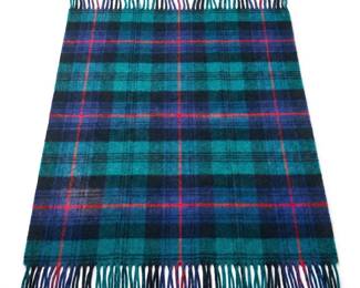 164 75eddiebauerfringedwoolplaidthrowblanket
