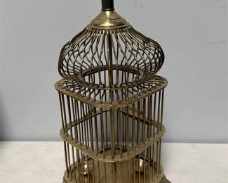 154 307vintagecurrycompanybrassbirdcagetablelamp