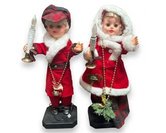 132 214pairanimatedchristmascarolerfigures