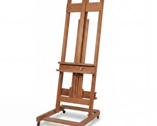 116 119adjustablewoodenstudioeaselcasters