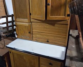 oak Hoosier cabinet