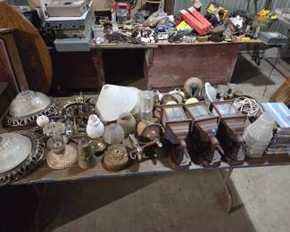 A lot of old lighting