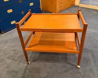 MCM rolling shelf 