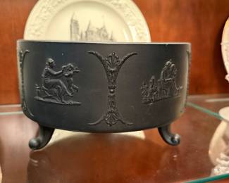 Antique Wedgwood black basalt bowl