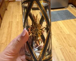 Culver Black Diamond glassware