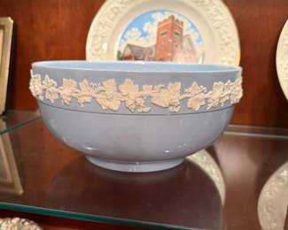 Wedgwood Queensware cream on lavender  