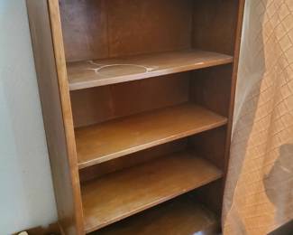 well loved bookcase, solid wood