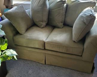 loveseat with matching couch and 2 recliners