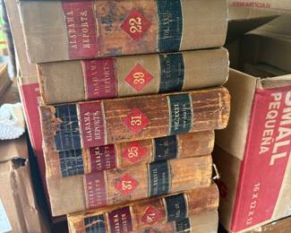 Over 200 antique law books
