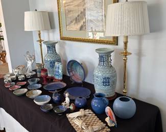 Antique Double Happiness Vases