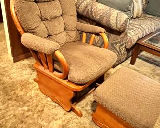 BEST CHAIRS GLIDER ROCKER & OTTOMAN!