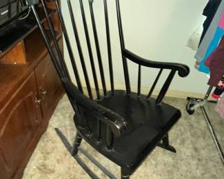 BLACK BOSTON ROCKER