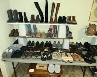 LOTS OF FINE WOMEN'S SHOES & BOOTS!