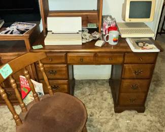 WRITING DESK, CHAIR