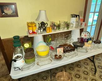 TABLE FULL OF GREAT ITEMS!