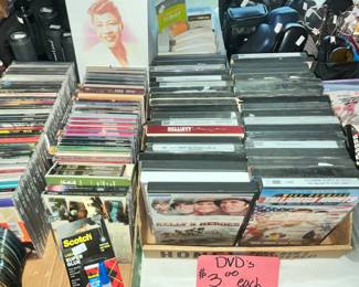MOVIES, CD'S